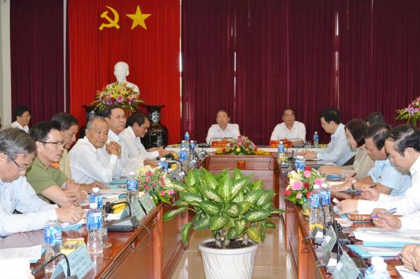 Thường trực Ban Bí thư Trung ương Đảng:Thăm và làm việc tại Tây Ninh