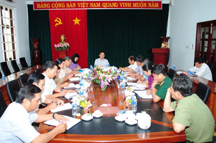 Bí thư Tỉnh ủy làm việc với huyện Tân Châu