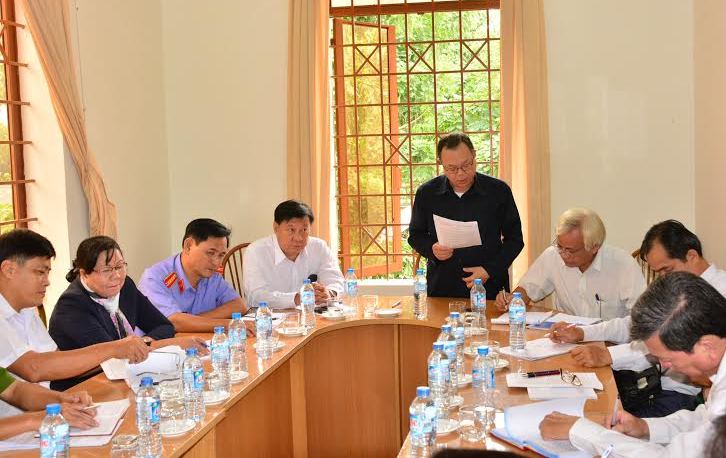Ban Pháp chế HĐND tỉnh Tây Ninh khảo sát công tác thi hành án tại Thành phố Tây Ninh 