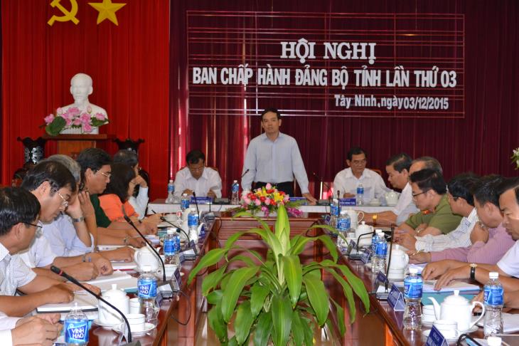Nghị quyết của Tỉnh ủy về phương hướng, nhiệm vụ năm 2016