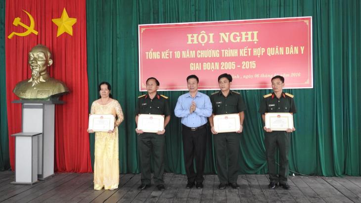 Tổng kết 10 năm chương trình kết hợp quân dân y giai đoạn 2005-2015