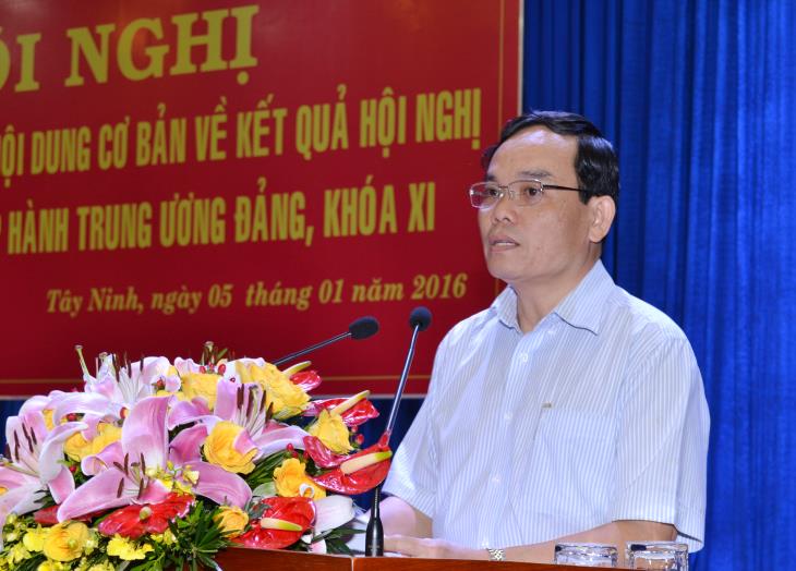 Ban Thường vụ Tỉnh ủy: Phổ biến, quán triệt nội dung cơ bản về kết quả hội nghị lần thứ 13 Ban Chấp hành Trung ương Đảng, khóa XI