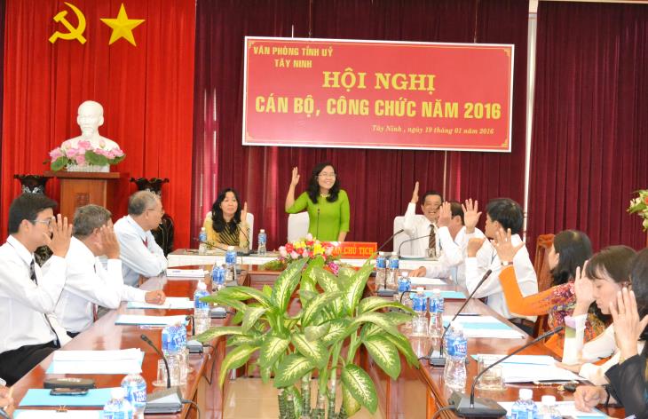 Văn phòng Tỉnh ủy Tây Ninh: Tích cực tham mưu, phục vụ cấp ủy tổ chức thành công Đại hội Đảng bộ tỉnh lần thứ X