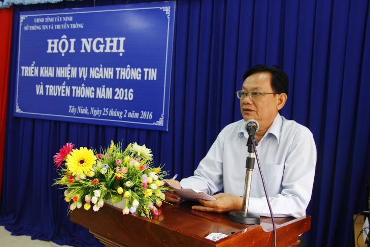 Ngành thông tin và truyền thông triển khai nhiệm vụ năm 2016