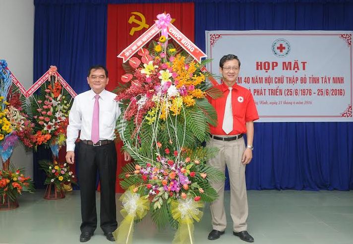 Họp mặt kỷ niệm 40 năm Hội Chữ thập đỏ tỉnh Tây Ninh xây dựng và phát triển (25/6/1976-25/6/2016)