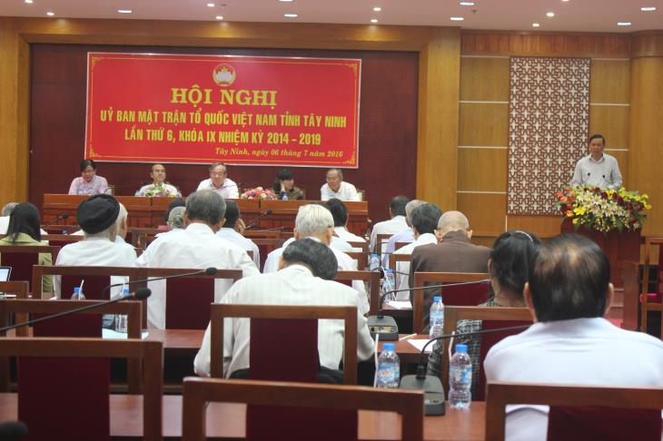 Sơ kết công tác Mặt trận 6 tháng đầu năm 2016: Bầu bổ sung 4 Uỷ viên UBMTTQ Việt Nam tỉnh nhiệm kỳ 2014-2019