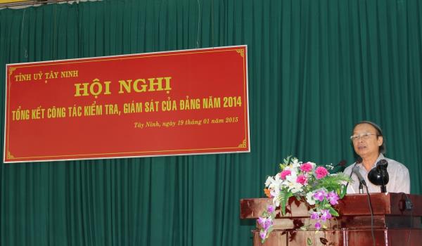 Tổng kết công tác kiểm tra, giám sát của Đảng năm 2014