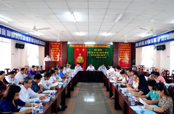 Khối thi đua huyện, thành phố sơ kết công tác thi đua khen thưởng 6 tháng đầu năm 2015