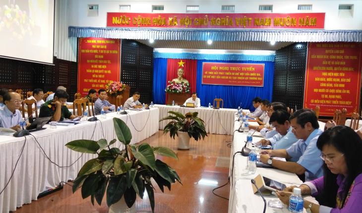 Tây Ninh tham dự hội nghị trực tuyến “Thúc đẩy cơ chế một cửa quốc gia, một cửa ASEAN và tạo thuận lợi thương mại”