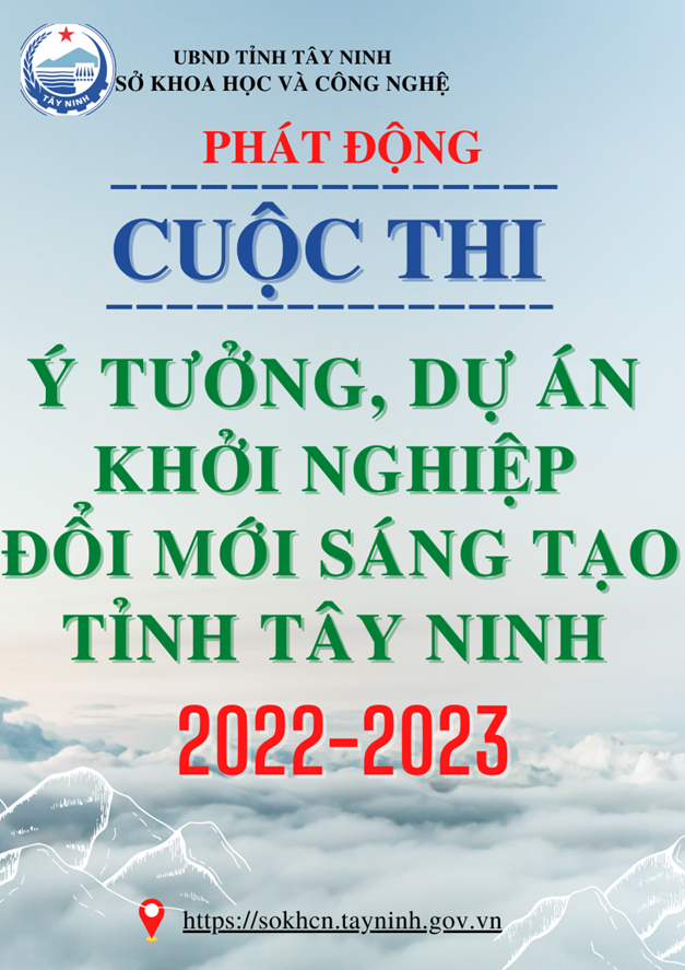 Phát động Cuộc thi “Khởi nghiệp đổi mới sáng tạo tỉnh Tây Ninh năm 2022 – 2023”