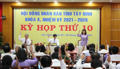 Kỳ họp thứ 10, HĐND tỉnh khóa X thông qua 29 Nghị quyết
