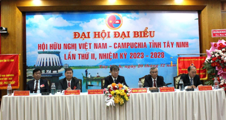 Đại hội đại biểu Hội Hữu nghị Việt Nam – Campuchia tỉnh Tây Ninh lần thứ 2, nhiệm kỳ 2023 - 2028