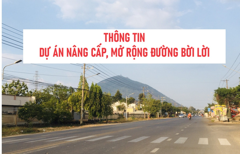 Chuẩn bị nâng cấp, mở rộng đường Bời Lời với quy mô 6 làn xe