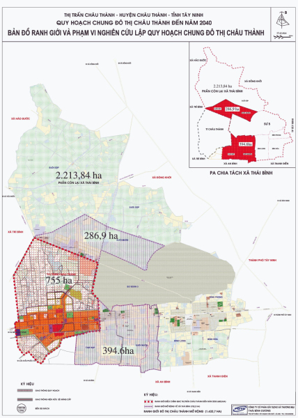 Công bố Phê duyệt nhiệm vụ quy hoạch chung đô thị mới Châu Thành, huyện Châu Thành, tỉnh Tây Ninh đến năm 2045