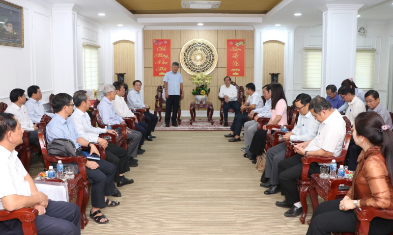 Tập đoàn Công nghiệp Cao su Việt Nam thăm và chúc Tết lãnh đạo tỉnh Tây Ninh