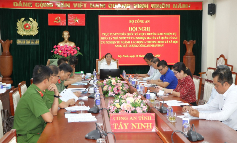 Lực lượng Công an nhân dân tiếp nhận nhiệm vụ quản lý nhà nước về cai nghiện ma tuý và quản lý sau cai nghiện ma tuý