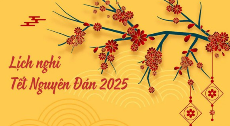 Trung tâm Phục vụ Hành chính công tỉnh Tây Ninh thông báo lịch nghỉ Tết Nguyên đán Ất Tỵ 2025