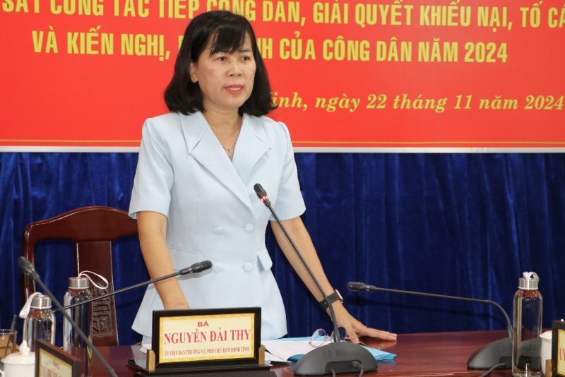 Tiếp tục nâng cao hiệu quả công tác tiếp công dân, giải quyết khiếu nại, khiếu kiện