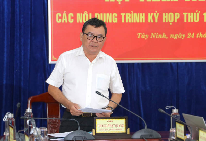 Ban Pháp chế HĐND tỉnh thẩm tra nội dung trình Kỳ họp thứ 19, HĐND tỉnh Khóa X