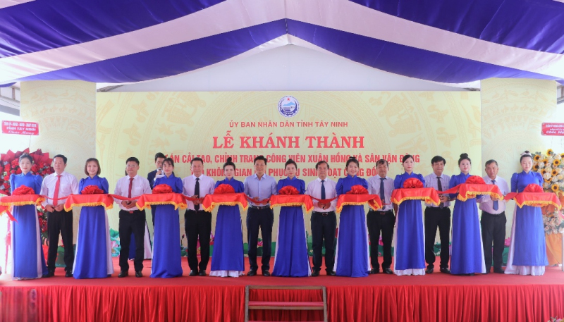 Tây Ninh khánh thành không gian mở phục vụ sinh hoạt cộng đồng