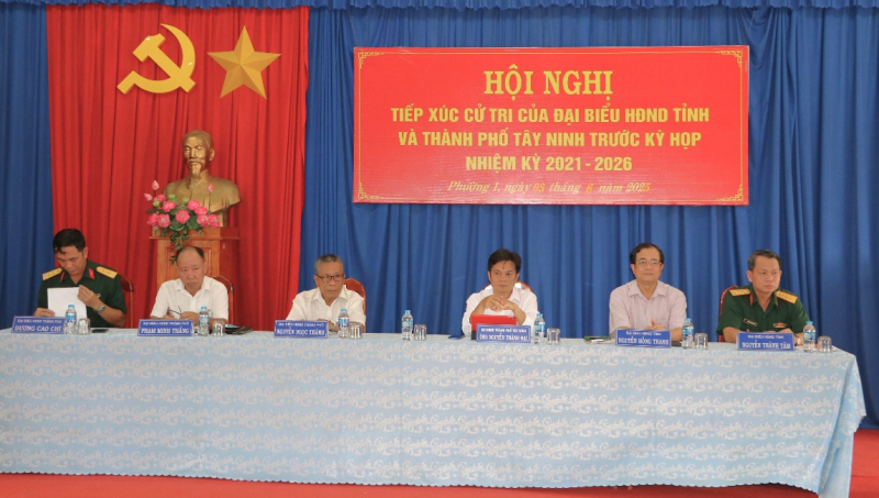Cử tri Phường 1 quan tâm quy hoạch và hạ tầng giao thông trên địa bàn