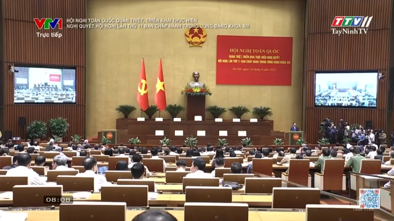 HỘI NGHỊ TOÀN QUỐC QUÁN TRIỆT, TRIỂN KHAI THỰC HIỆN NGHỊ QUYẾT HỘI NGHỊ LẦN THỨ 11 BAN CHẤP HÀNH TRUNG ƯƠNG ĐẢNG KHÓA XIII