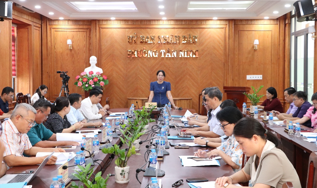 Vận hành thử nghiệm hoạt động phường Tân Ninh