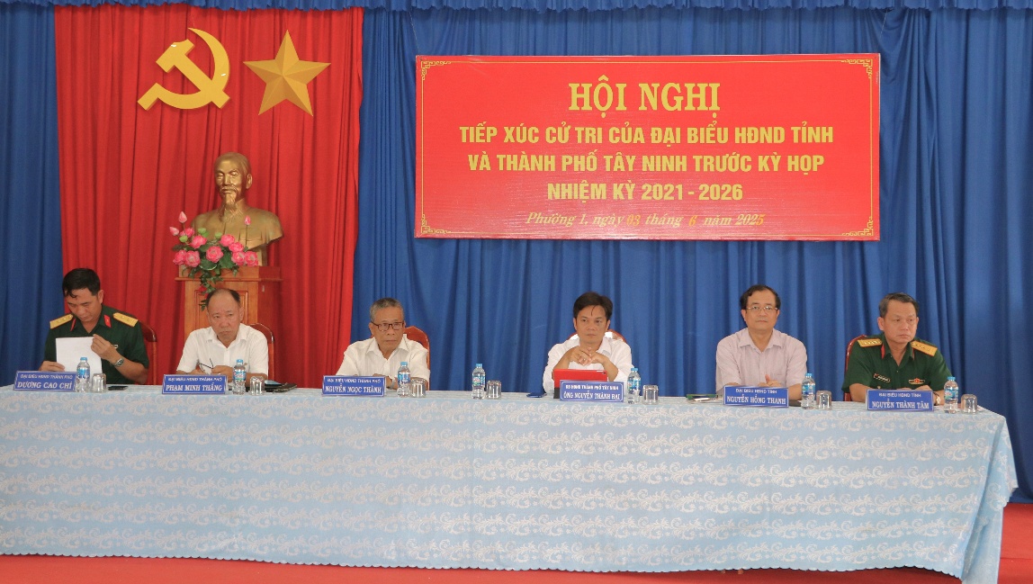 Cử tri Phường 1 quan tâm quy hoạch và hạ tầng giao thông trên địa bàn