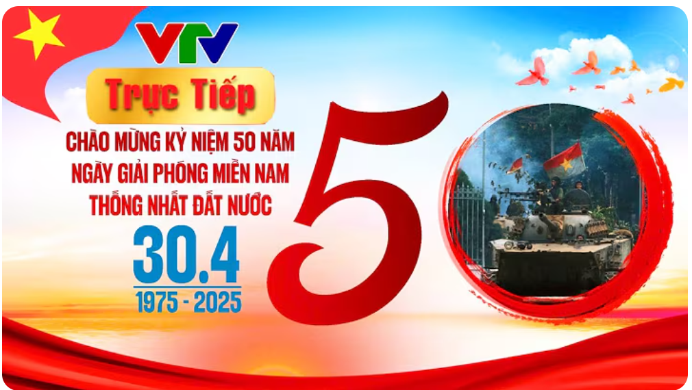 Trực tiếp Lễ Diễu Binh, Diễu Hành Kỷ Niệm 50 Ngày Giải Phóng Miền Nam 30/04/1975 - 30/04/2025