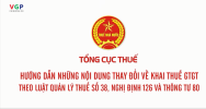 Hướng dẫn những nội dung thay đổi về khai thuế giá trị gia tăng